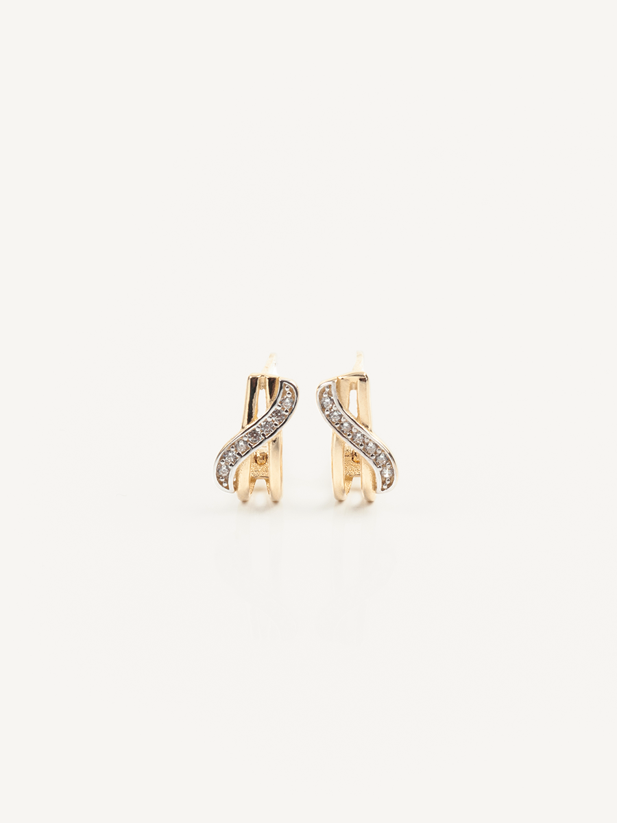 Lotus Gold Earrings