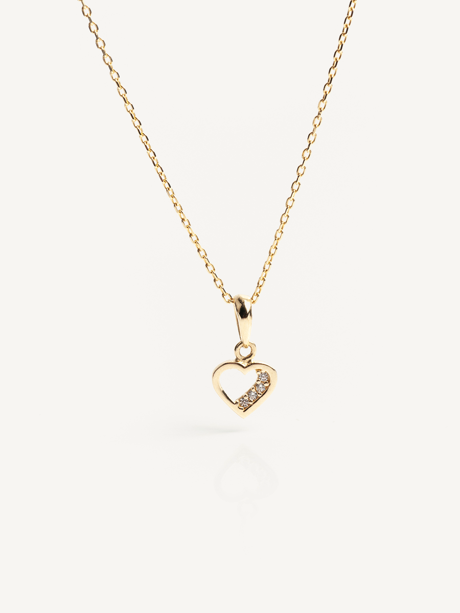 "Better Half" Gold Pendant