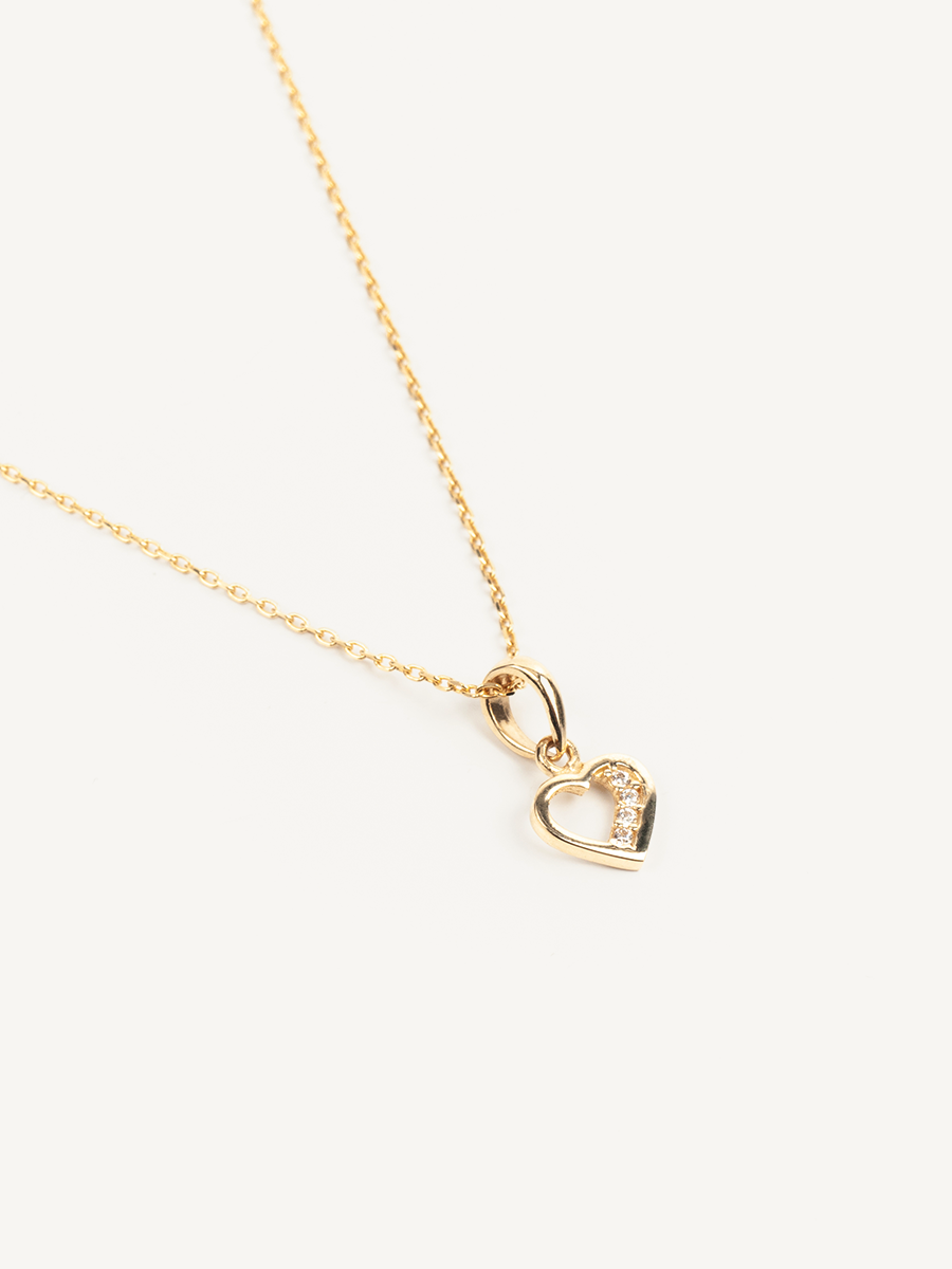 "Better Half" Gold Pendant