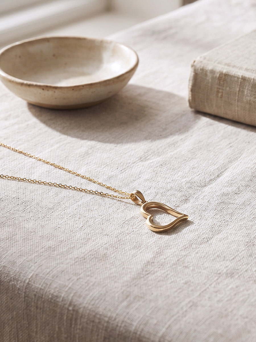 "The Promise" Gold Pendant
