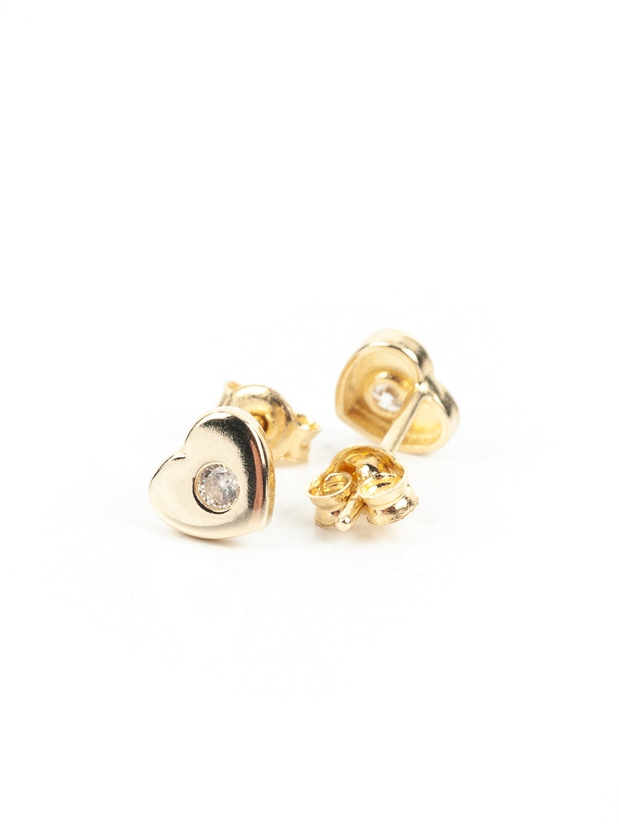 Petit Amour Gold Studs