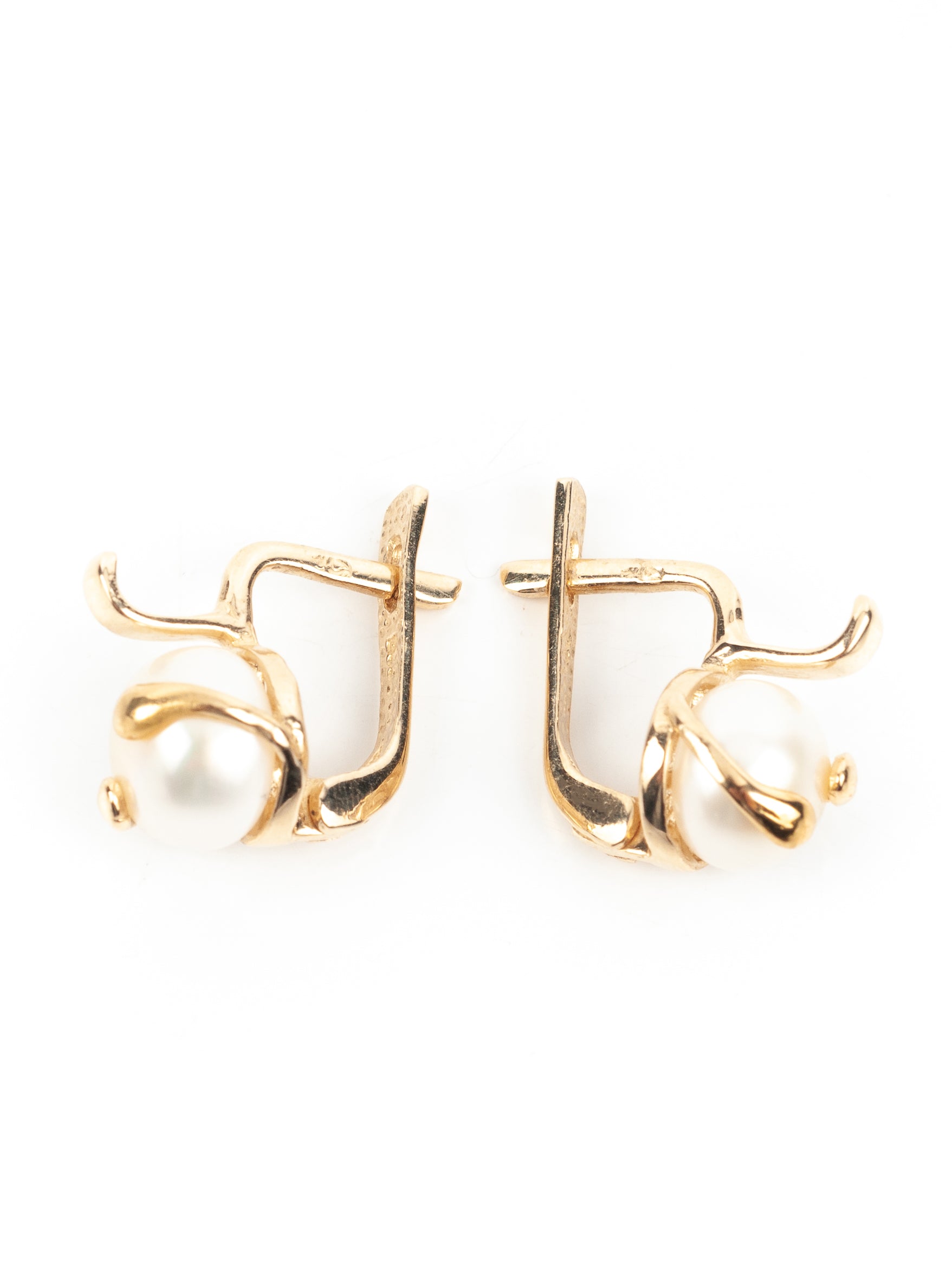 Isla Gold Pearl Earrings