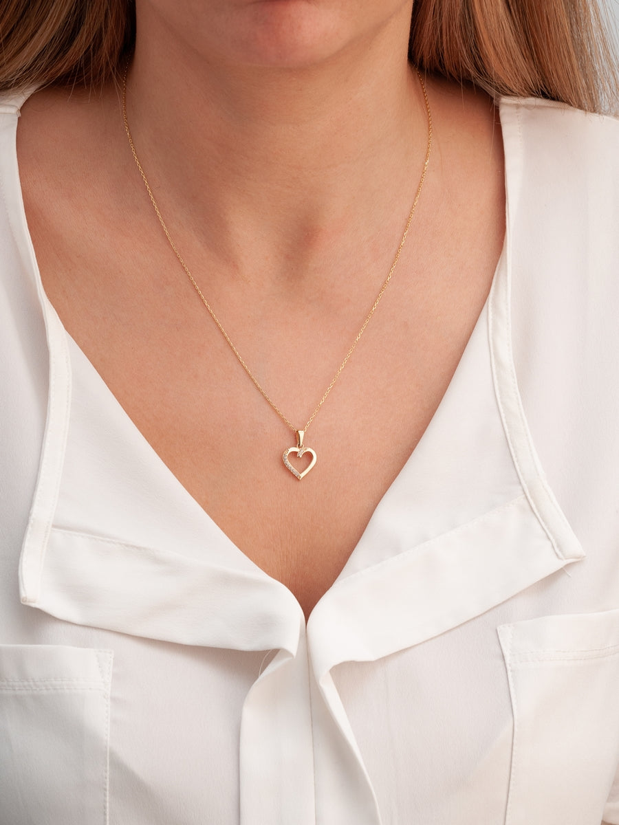 "Yours Always" Gold Pendant