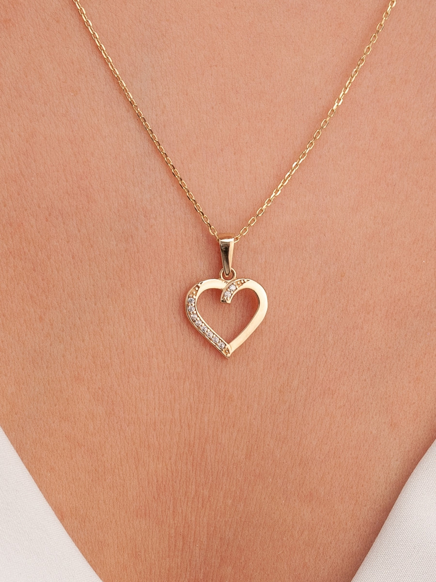 "Yours Always" Gold Pendant