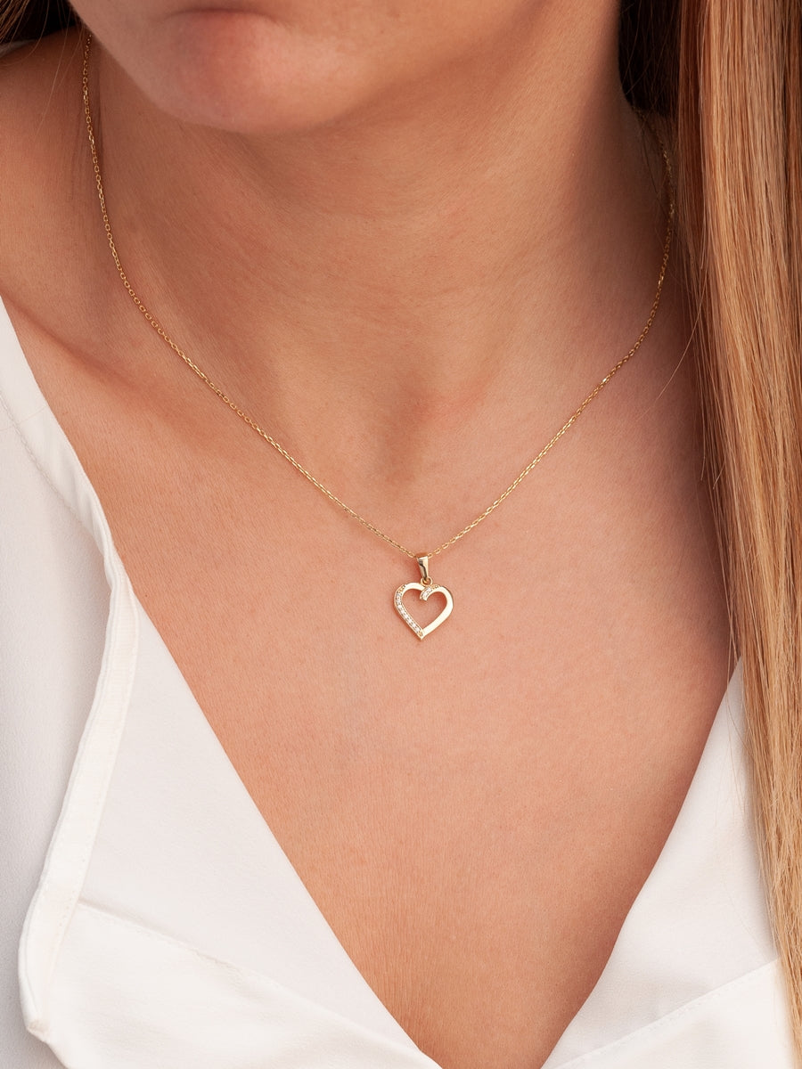 "Yours Always" Gold Pendant