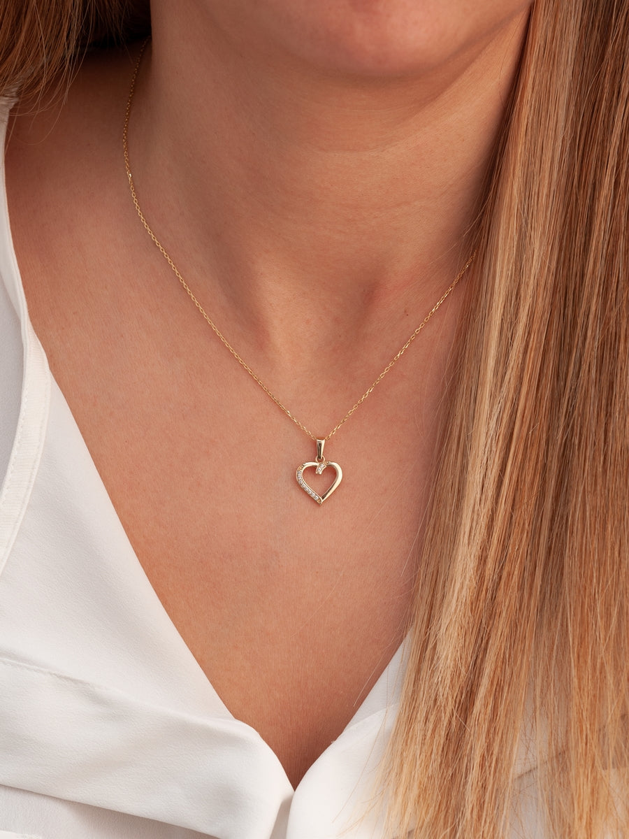 "Yours Always" Gold Pendant