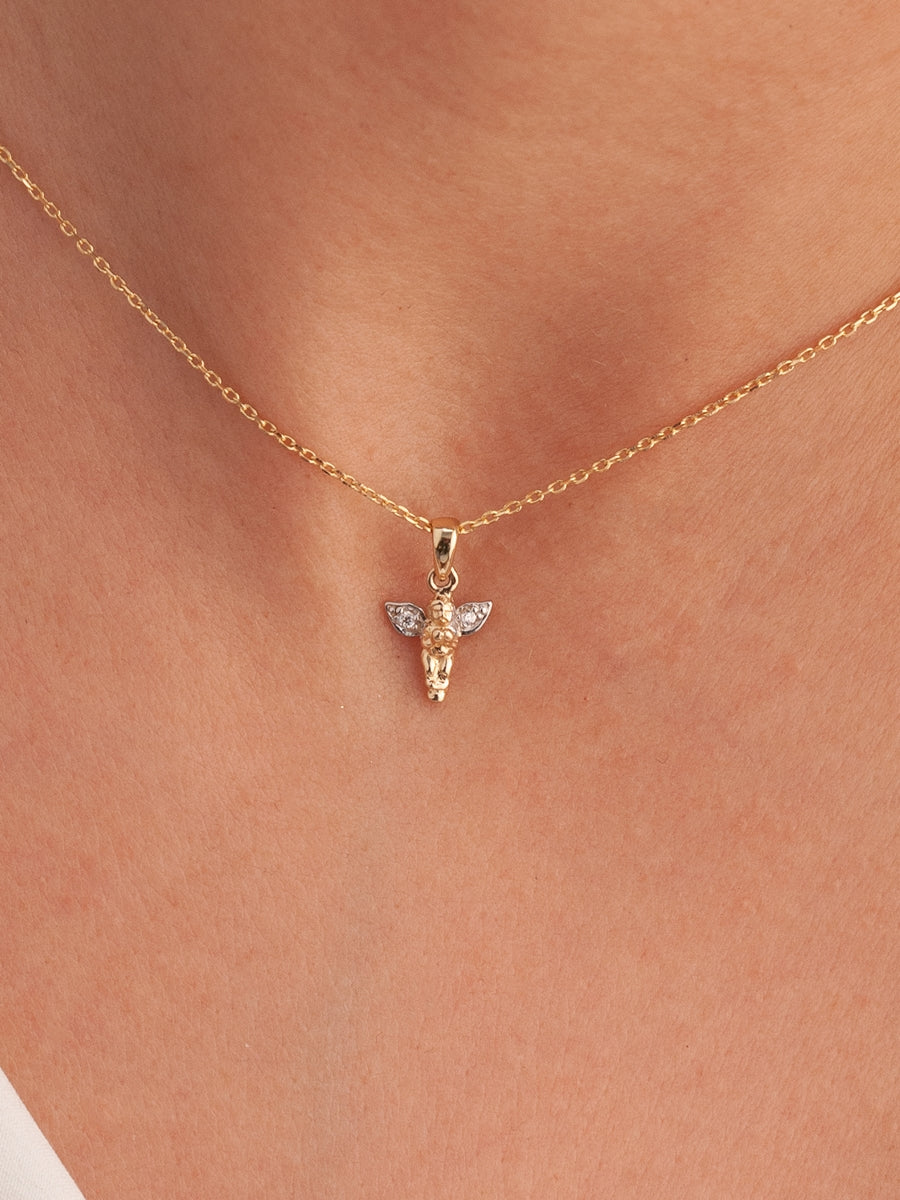 Little Guardian Gold Pendant