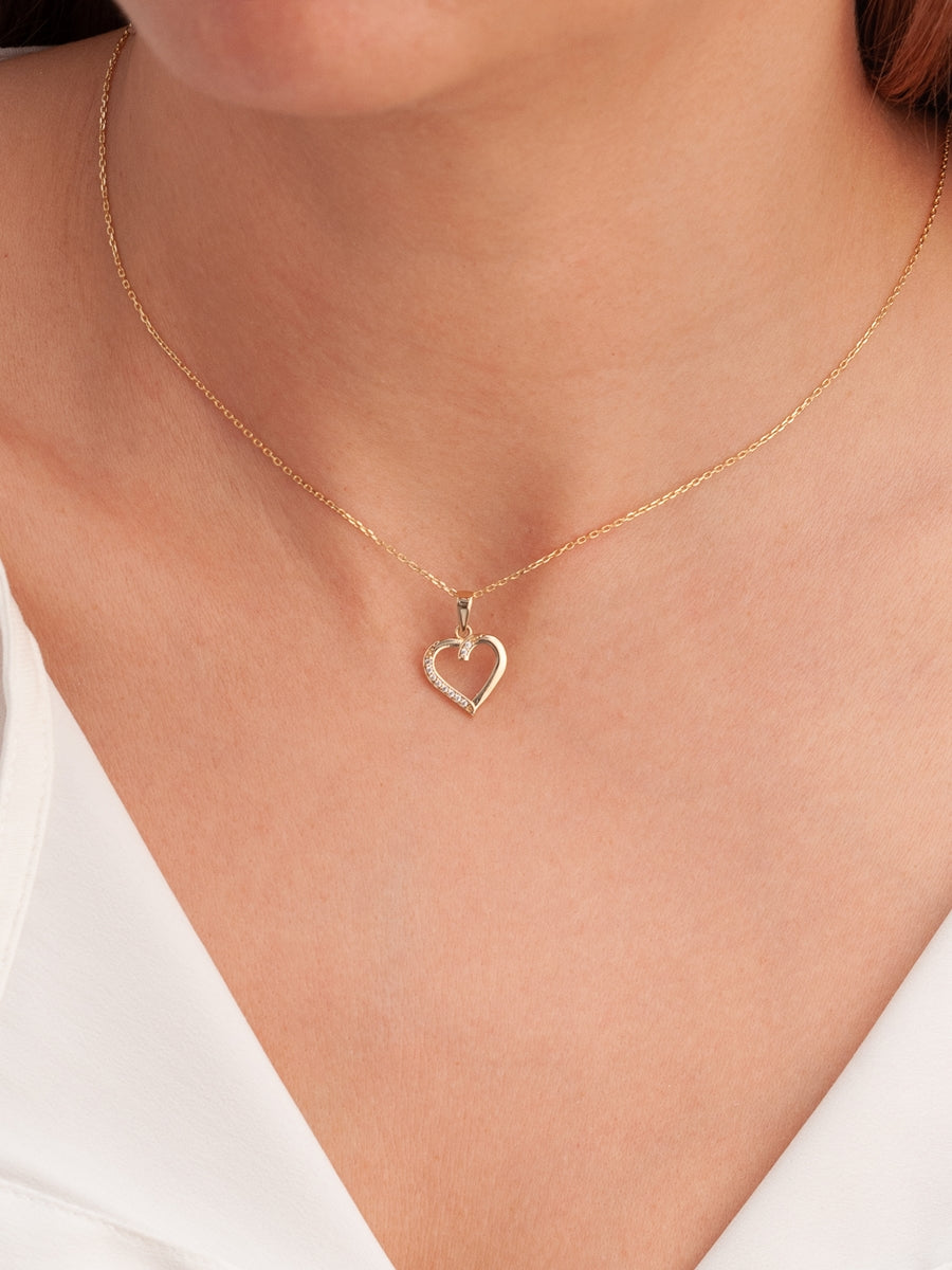 "Yours Always" Gold Pendant