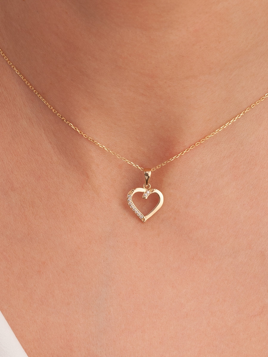 "Yours Always" Gold Pendant