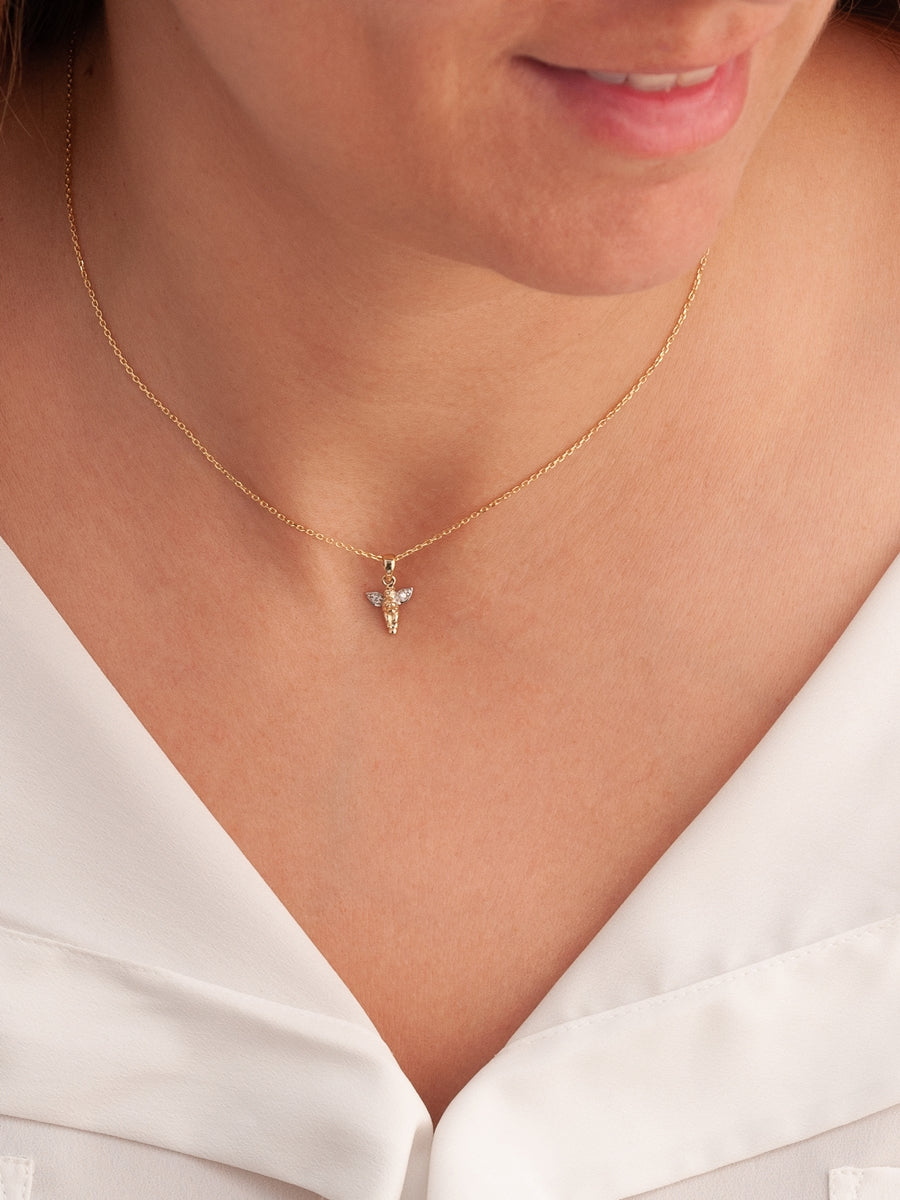 Little Guardian Gold Pendant