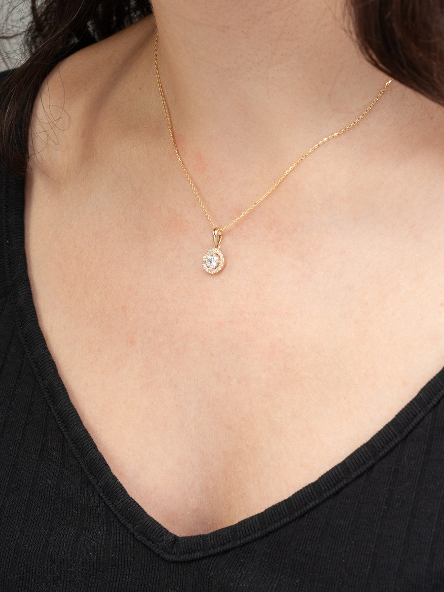 Gold Gemstone Pendant