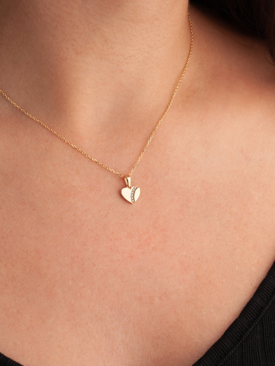 "Forever Mine" Gold Pendant