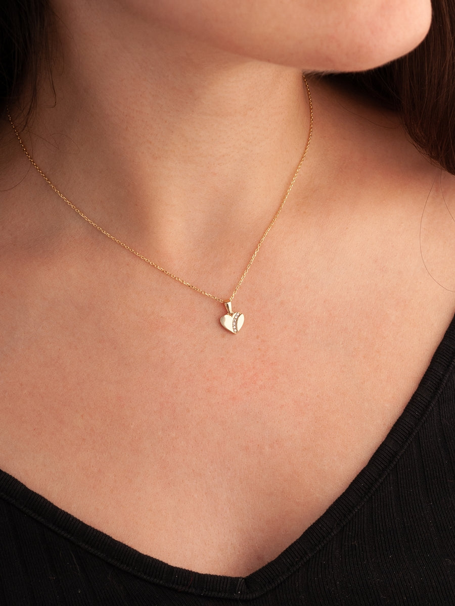 "Forever Mine" Gold Pendant