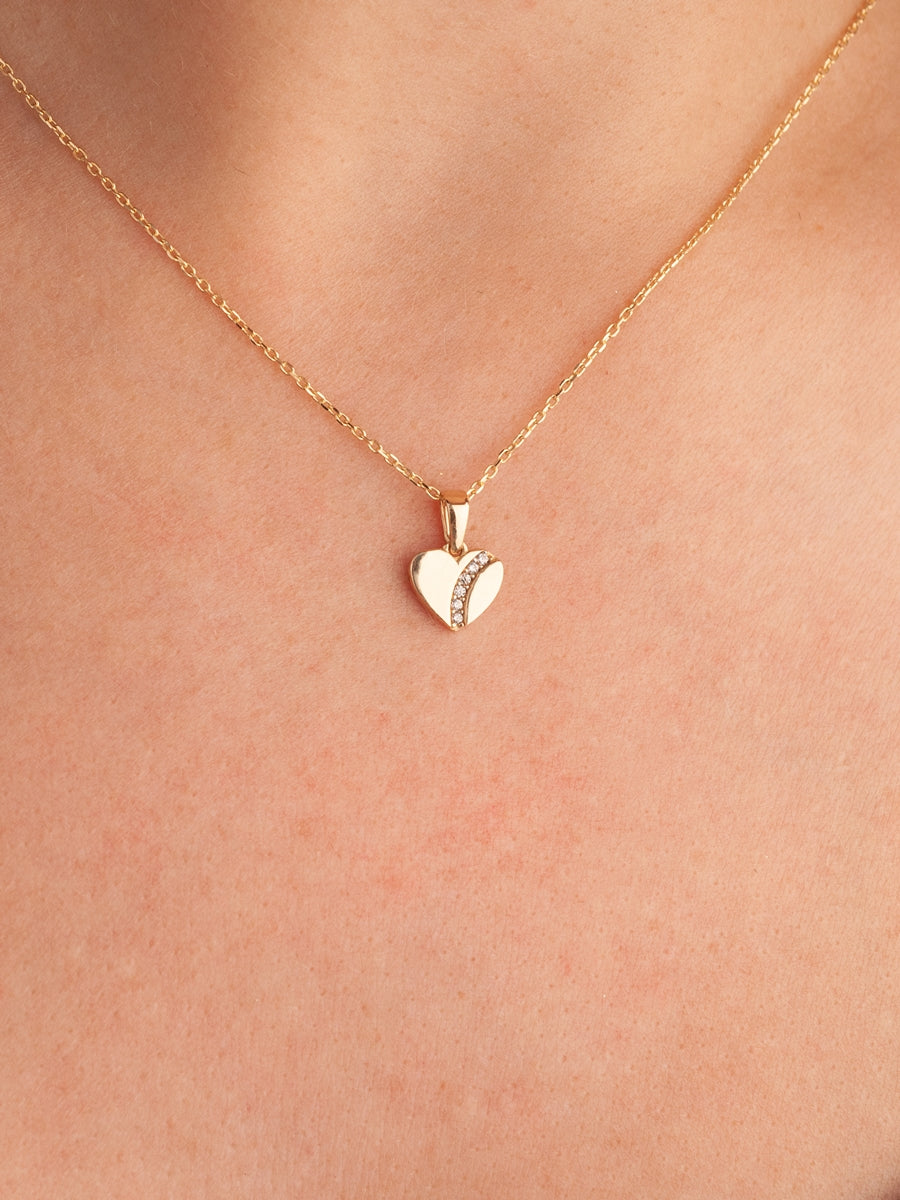 "Forever Mine" Gold Pendant