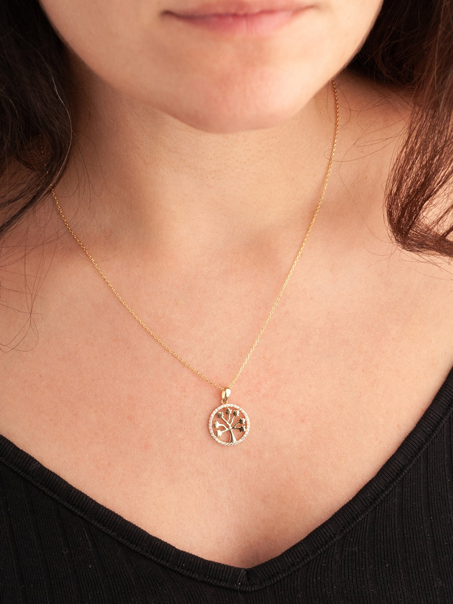 Anima Mundi Gold Pendant