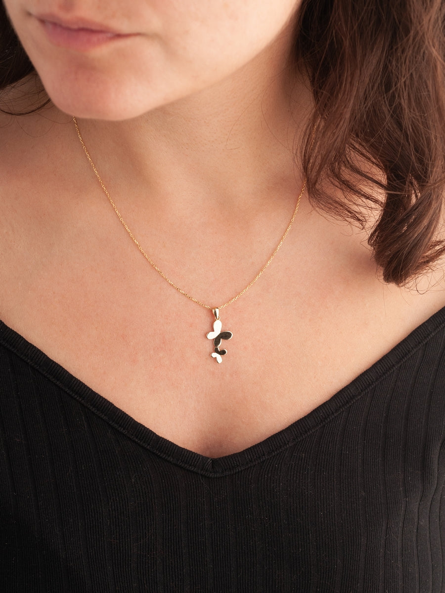 "Two of Us" Gold Pendant