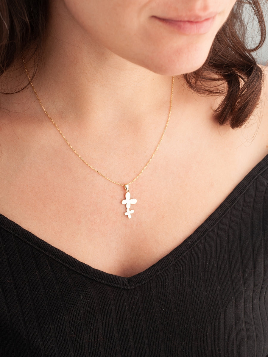 "Two of Us" Gold Pendant