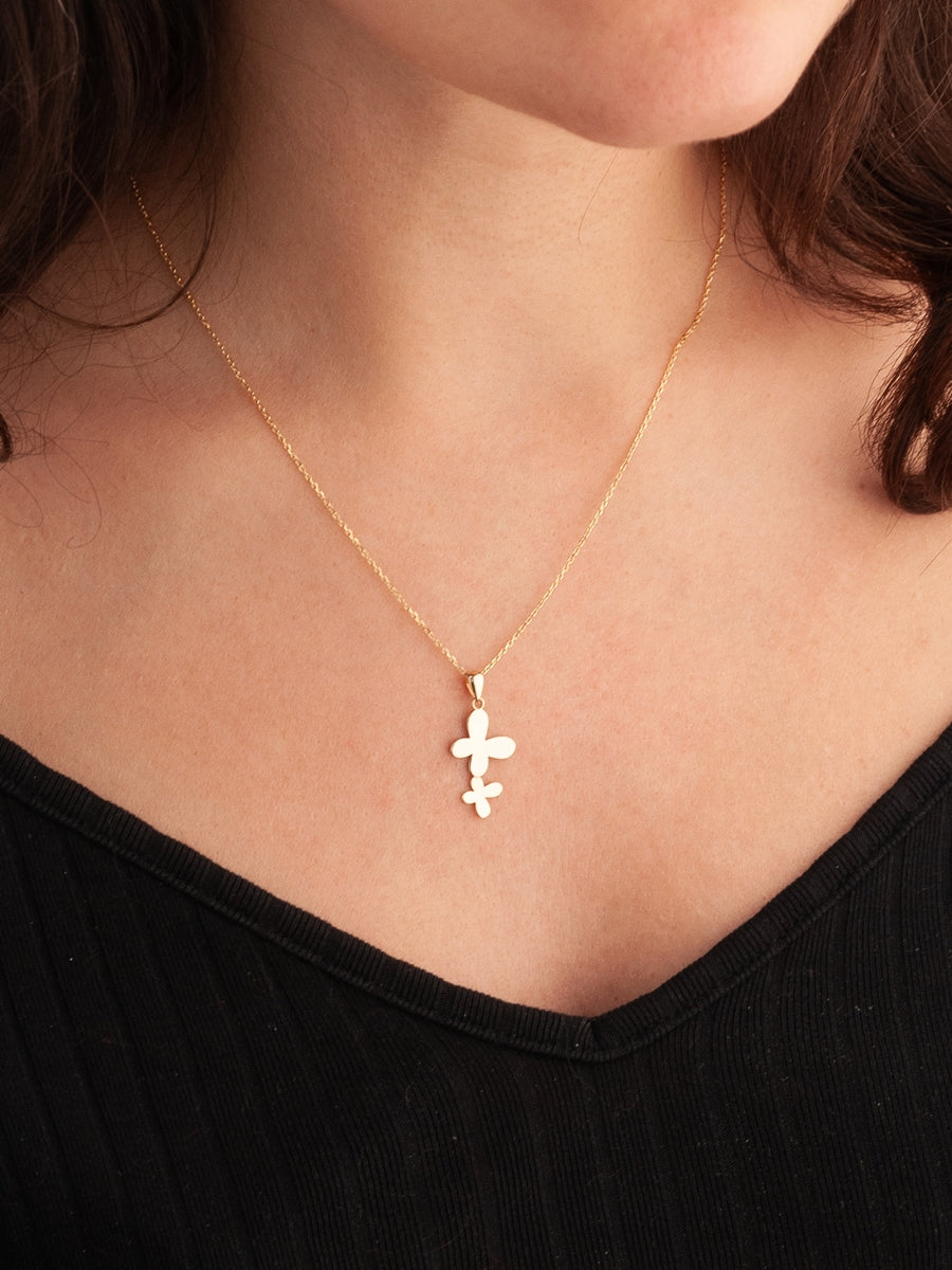 "Two of Us" Gold Pendant