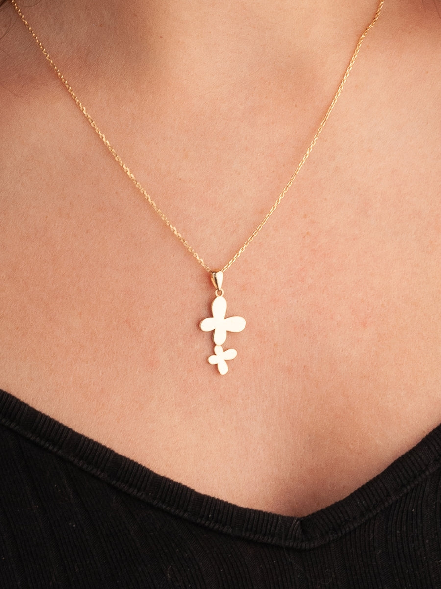 "Two of Us" Gold Pendant