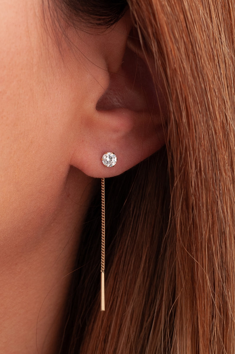Vela Gold Earrings Maxi