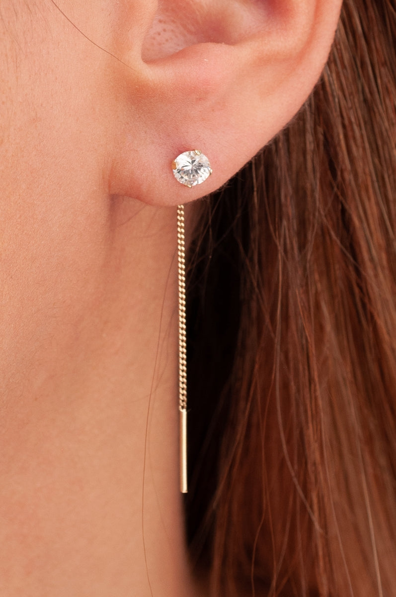 Vela Gold Earrings Maxi