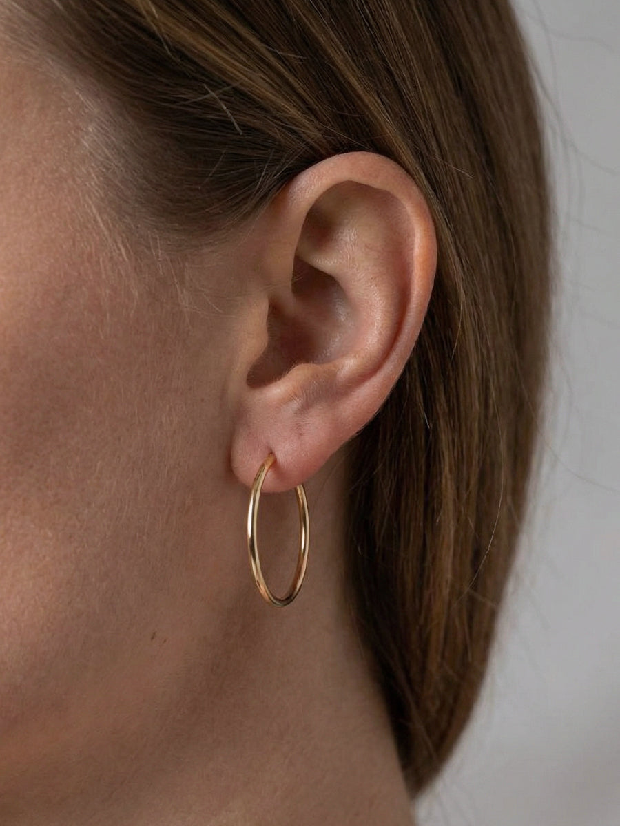 Elena Gold Hoops