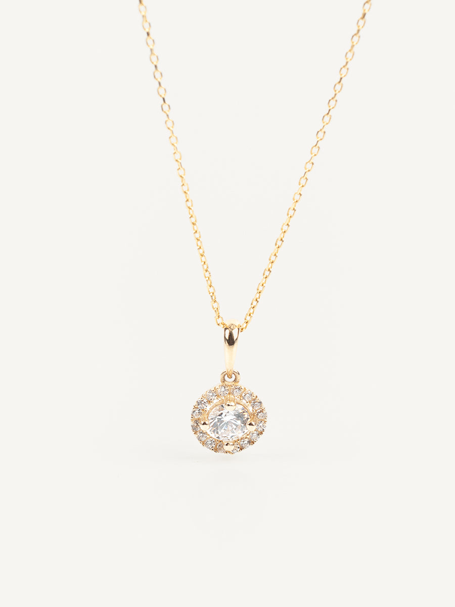 Gold Gemstone Pendant