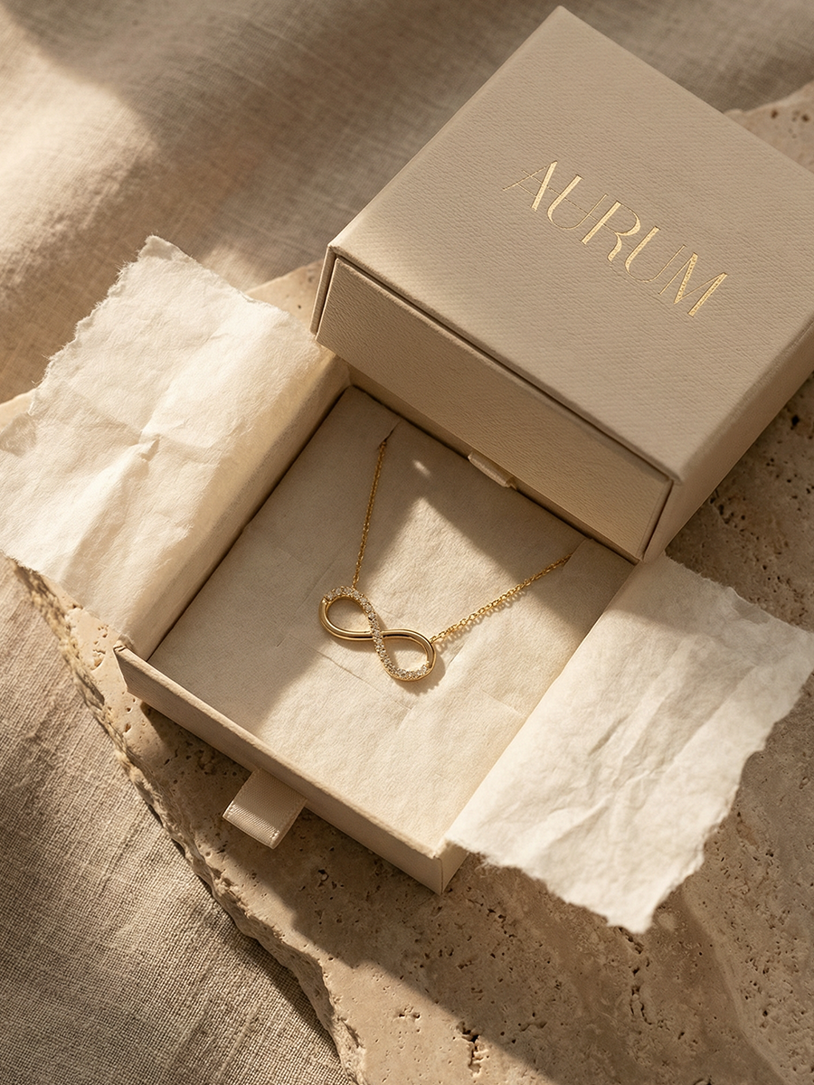 Aurum Infinity Necklace