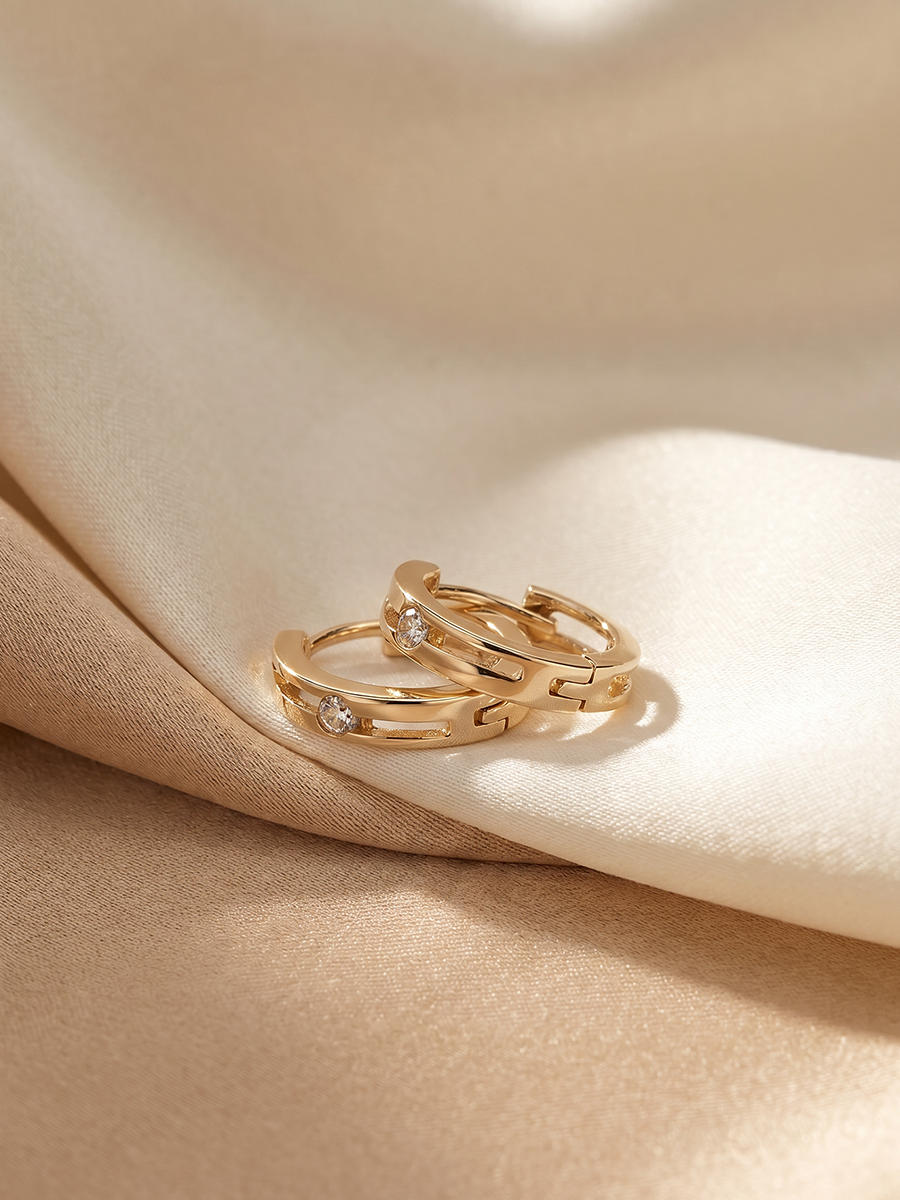 Charlotte Gold Hoops