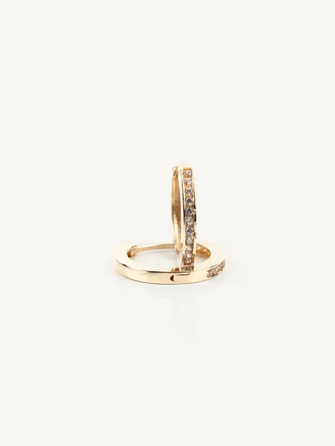 Aeterna Radiance Gold Hoops
