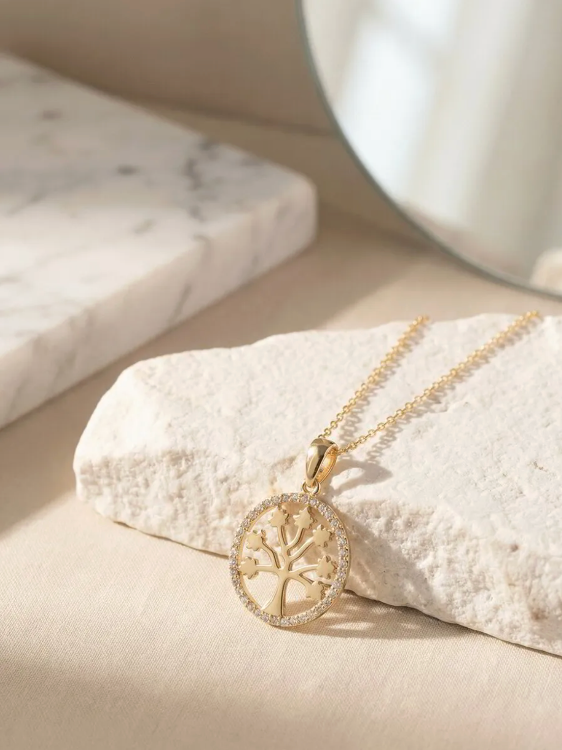 Anima Mundi Gold Pendant