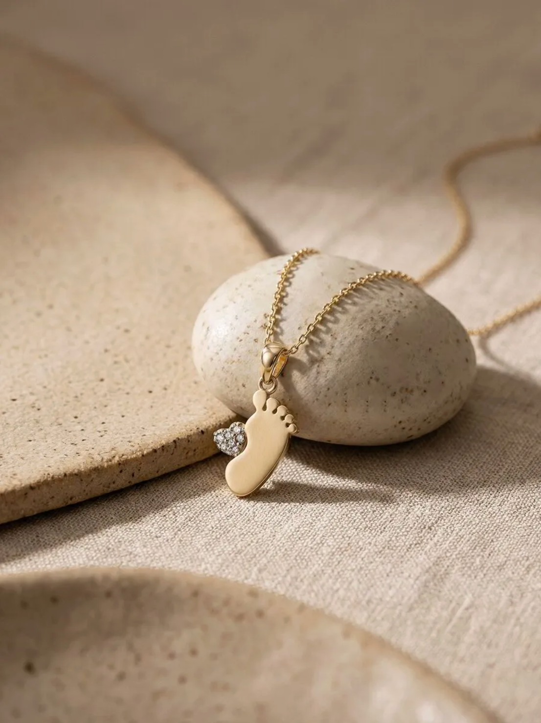 "The First Love" Gold Pendant