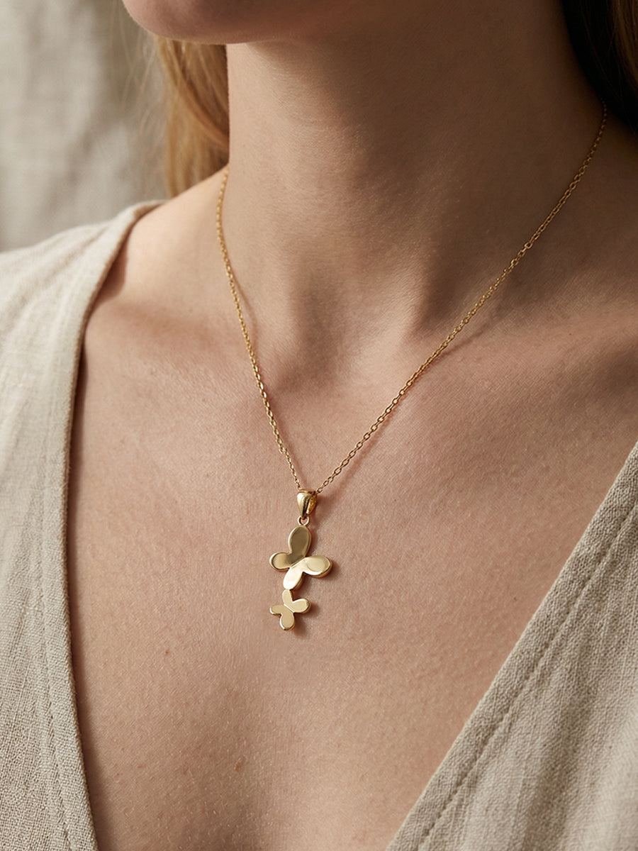 "Two of Us" Gold Pendant