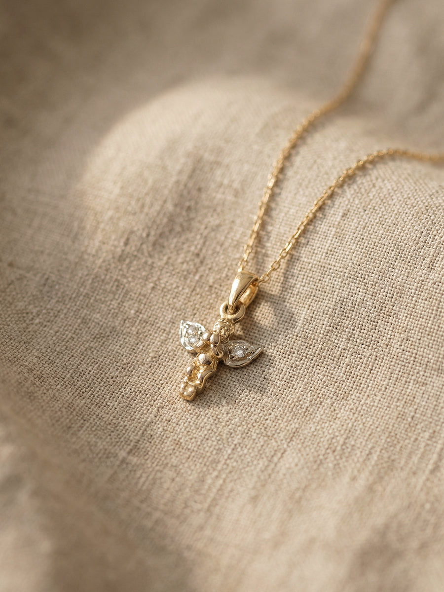 Little Guardian Gold Pendant