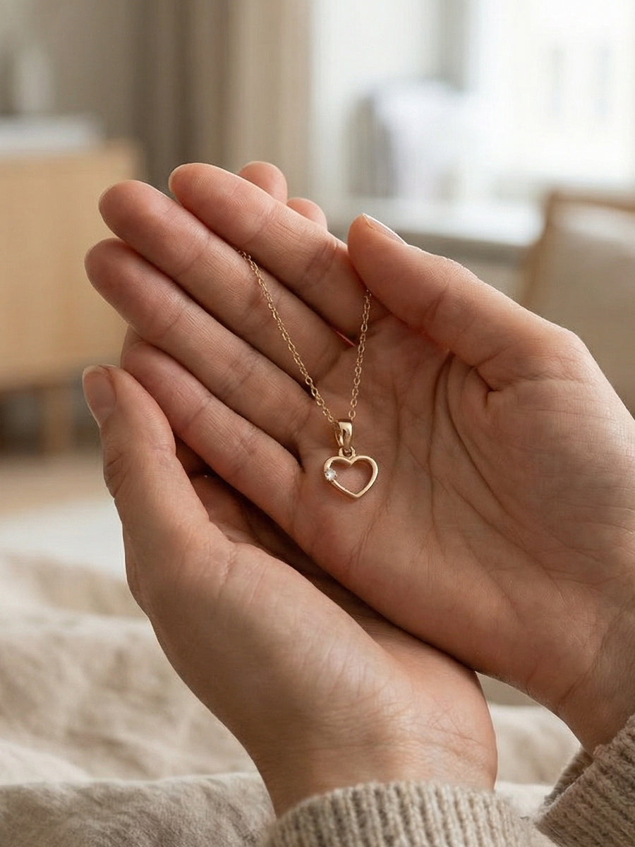 "As We Are" Gold Pendant