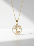 Cosmic Roots Gold Pendant