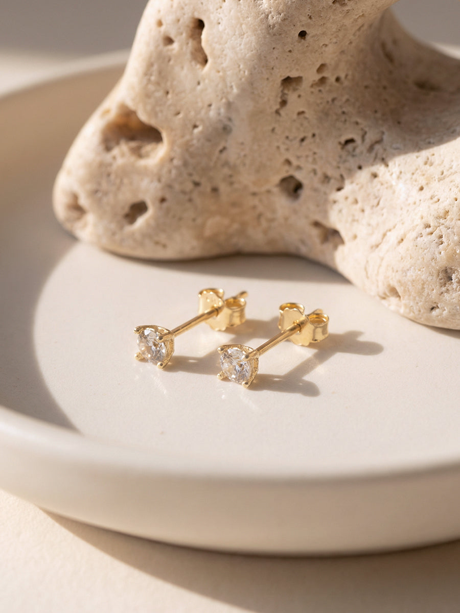 Épure Mini Gold Studs