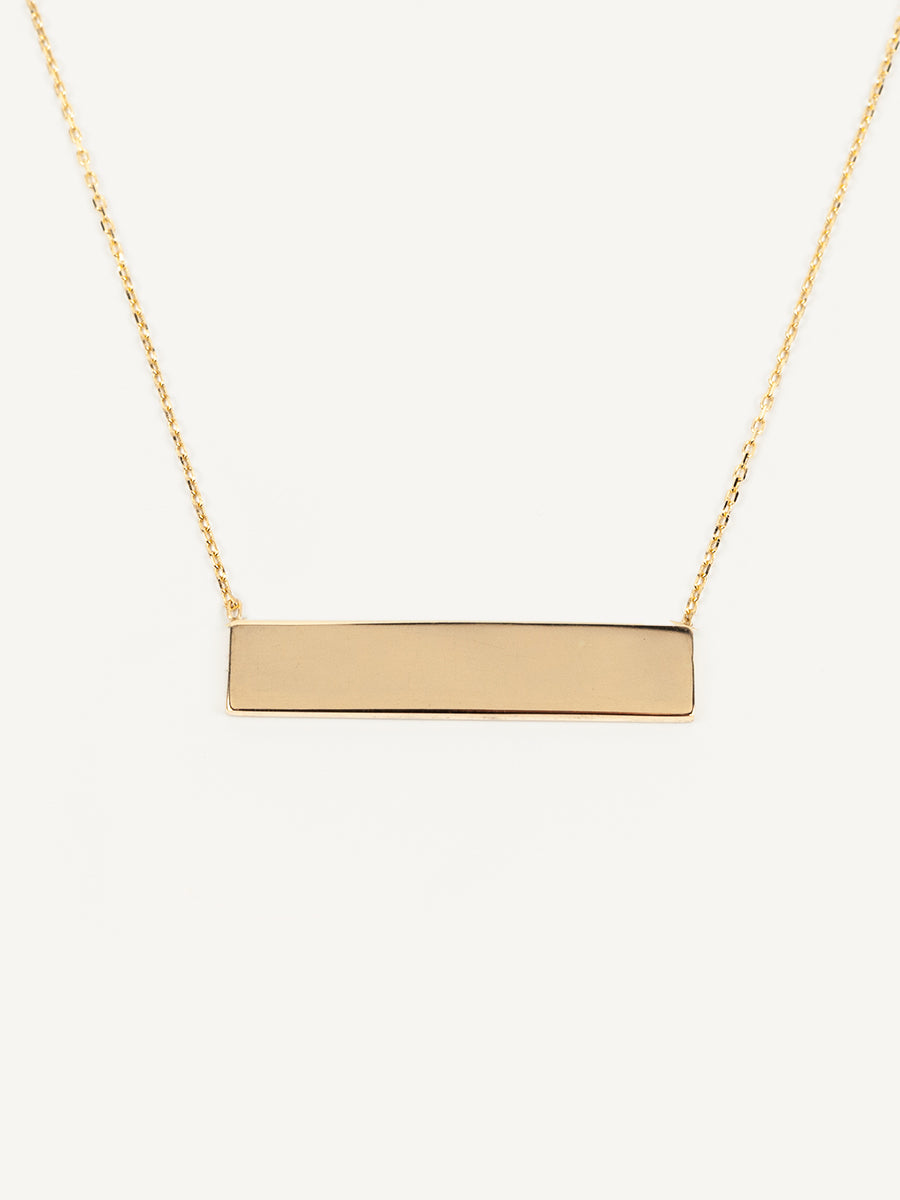 Gold Bar Necklace