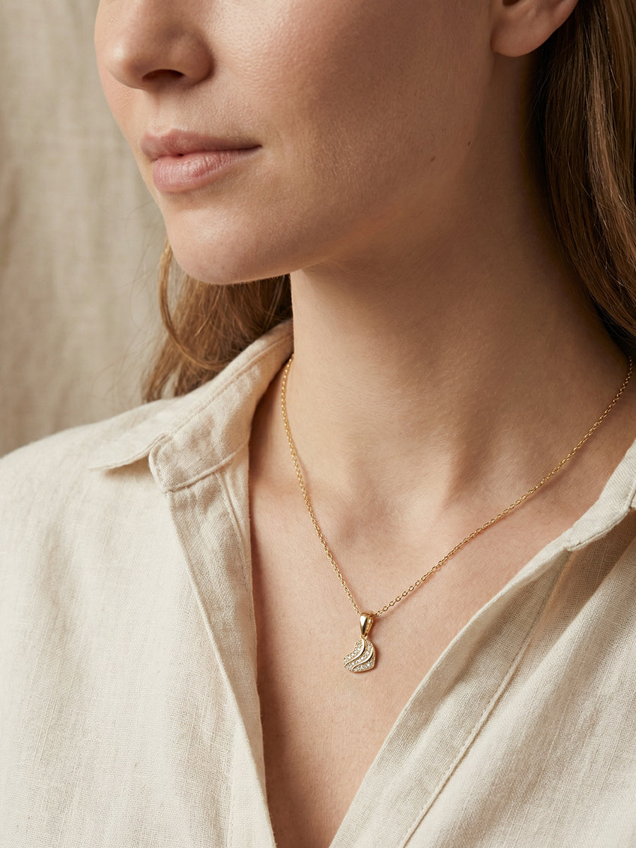 "My Person" Gold Pendant