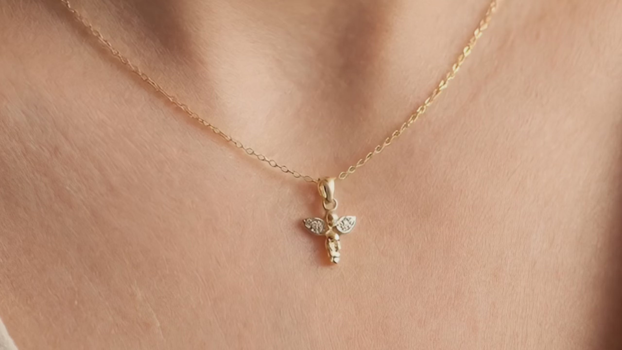 Little Guardian Gold Pendant