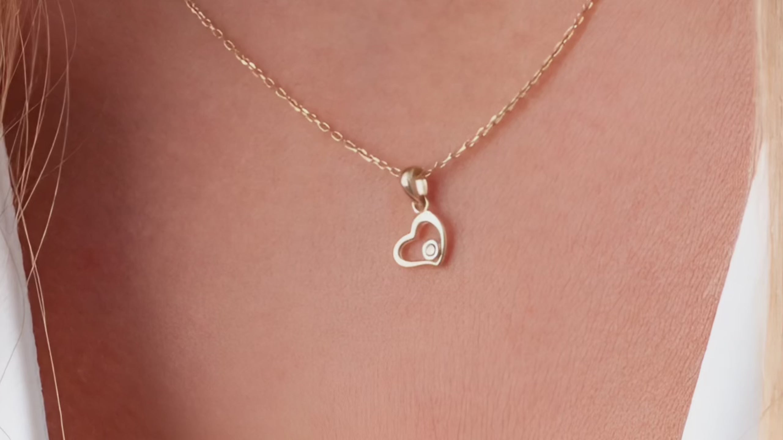 Open Heart Necklace