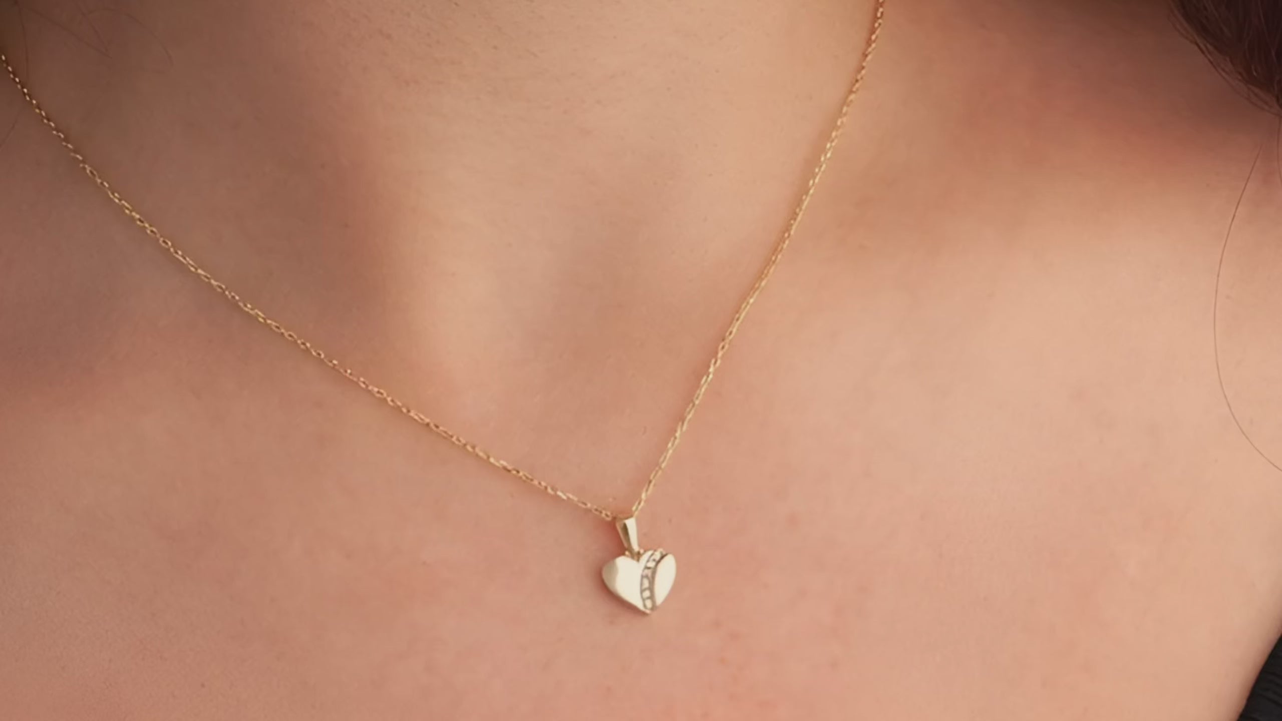 "Forever Mine" Gold Pendant