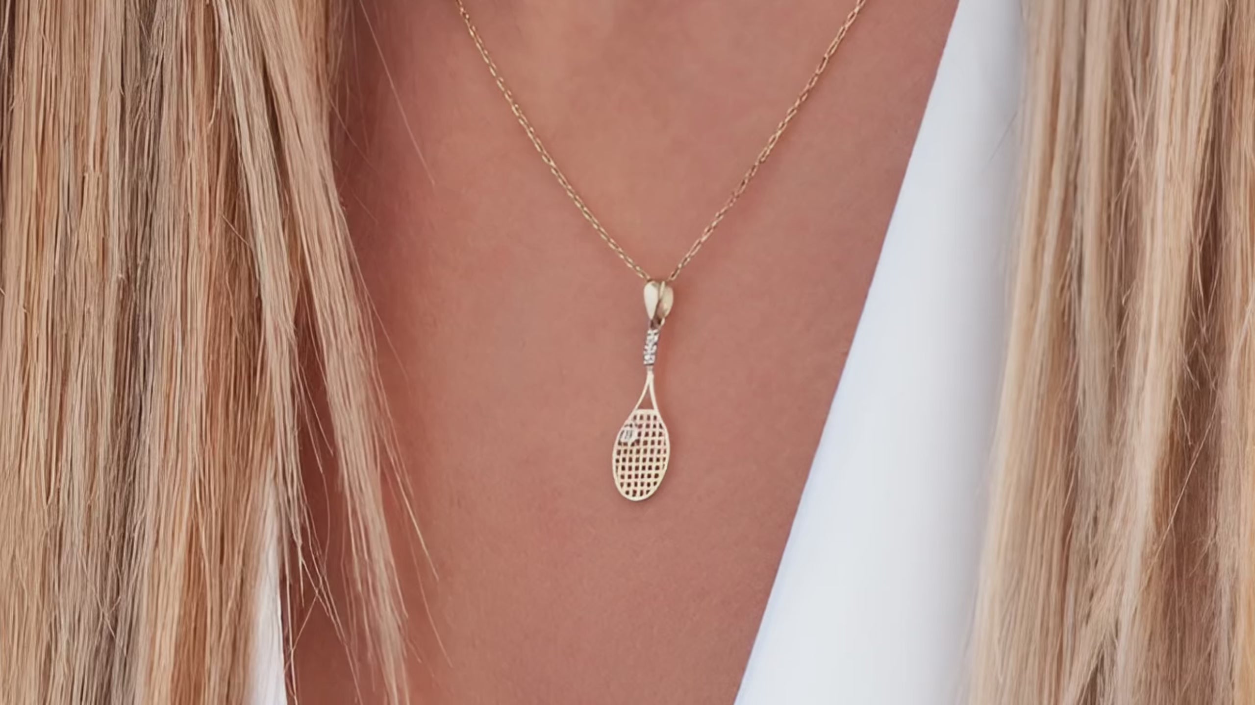 The Padel Muse Gold Pendant