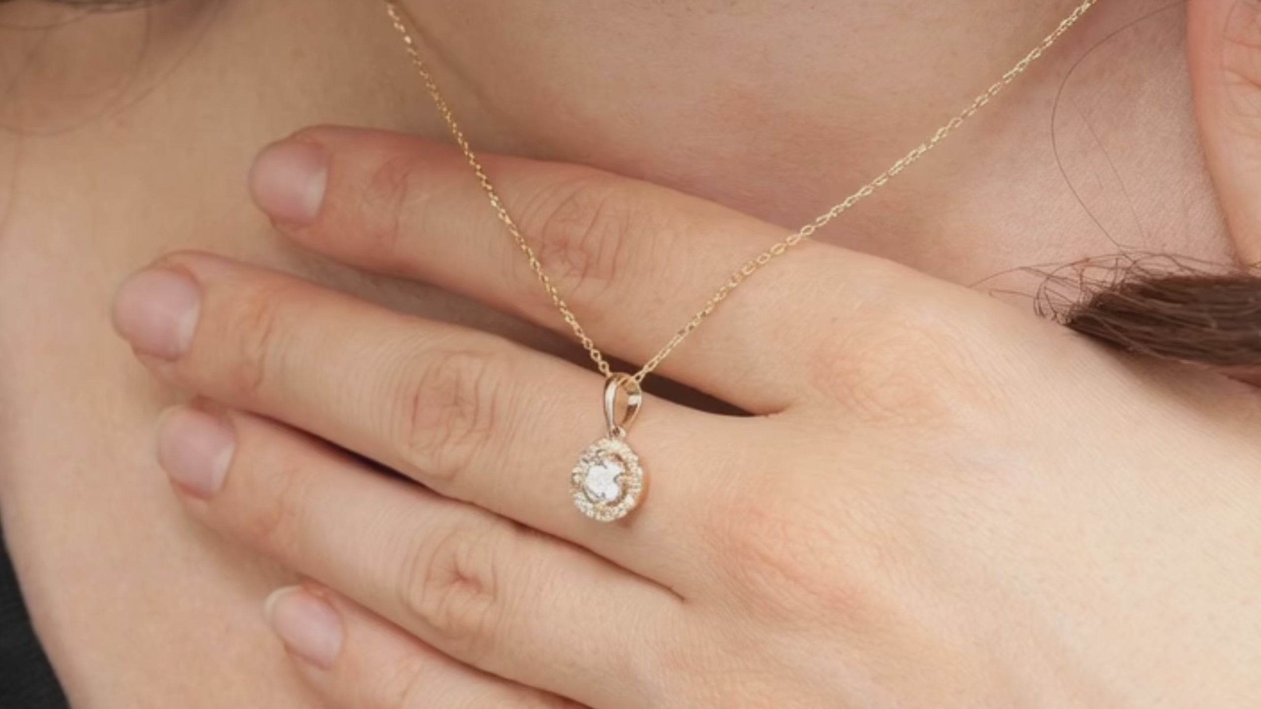 Gold Gemstone Pendant