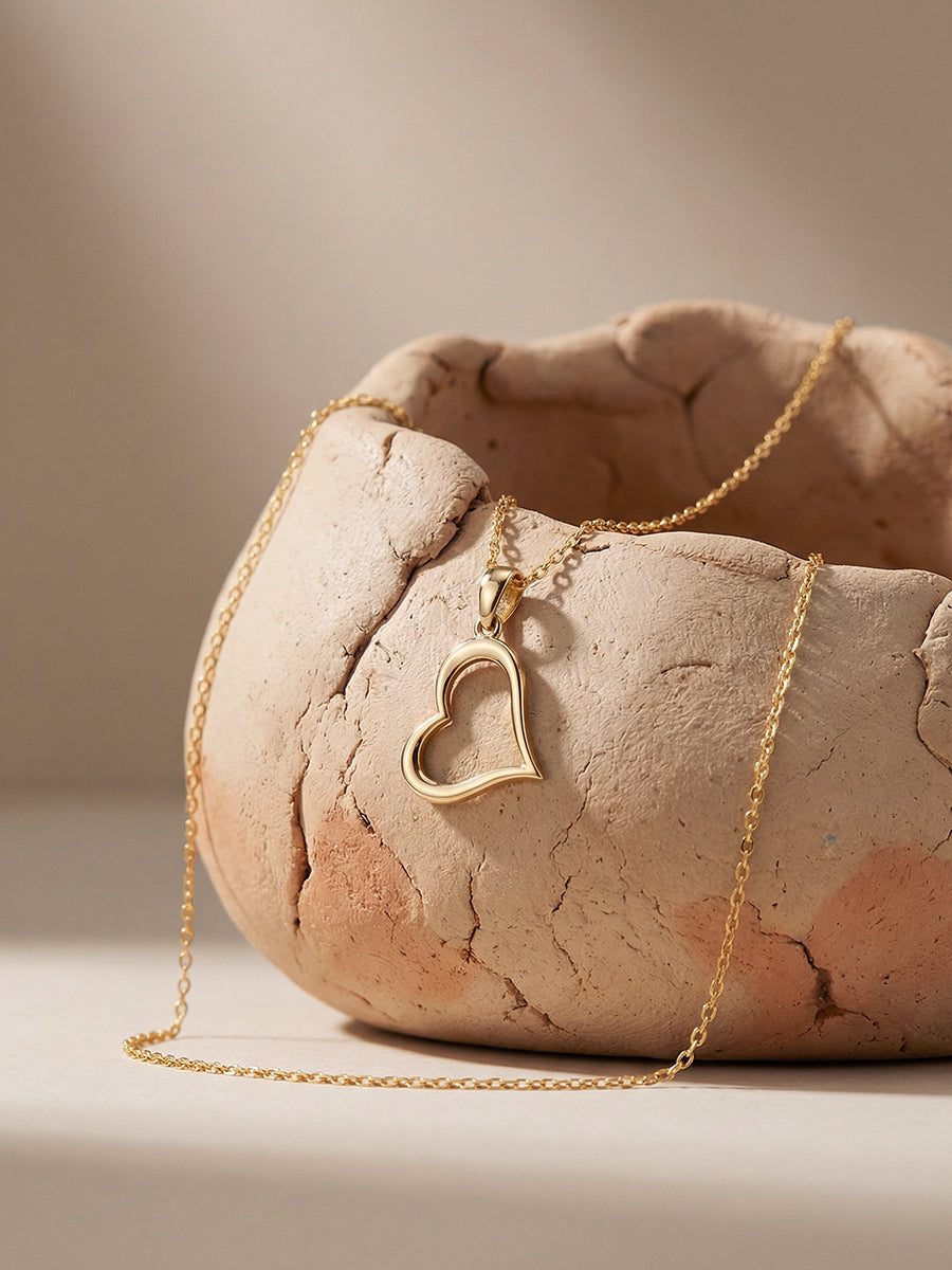 "The Promise" Gold Pendant