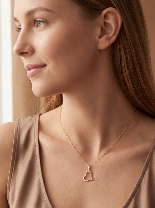 "The Promise" Gold Pendant