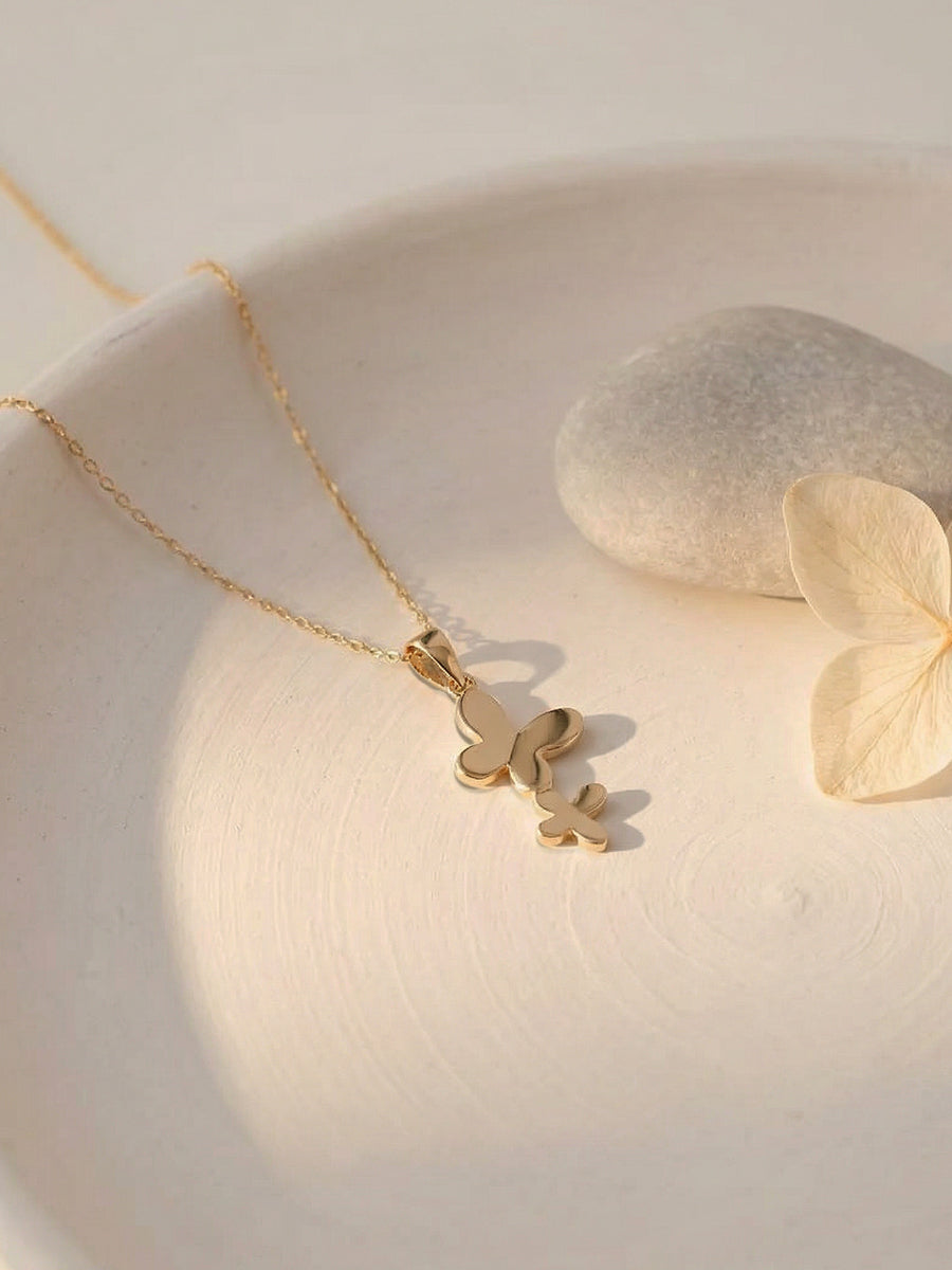 "Two of Us" Gold Pendant