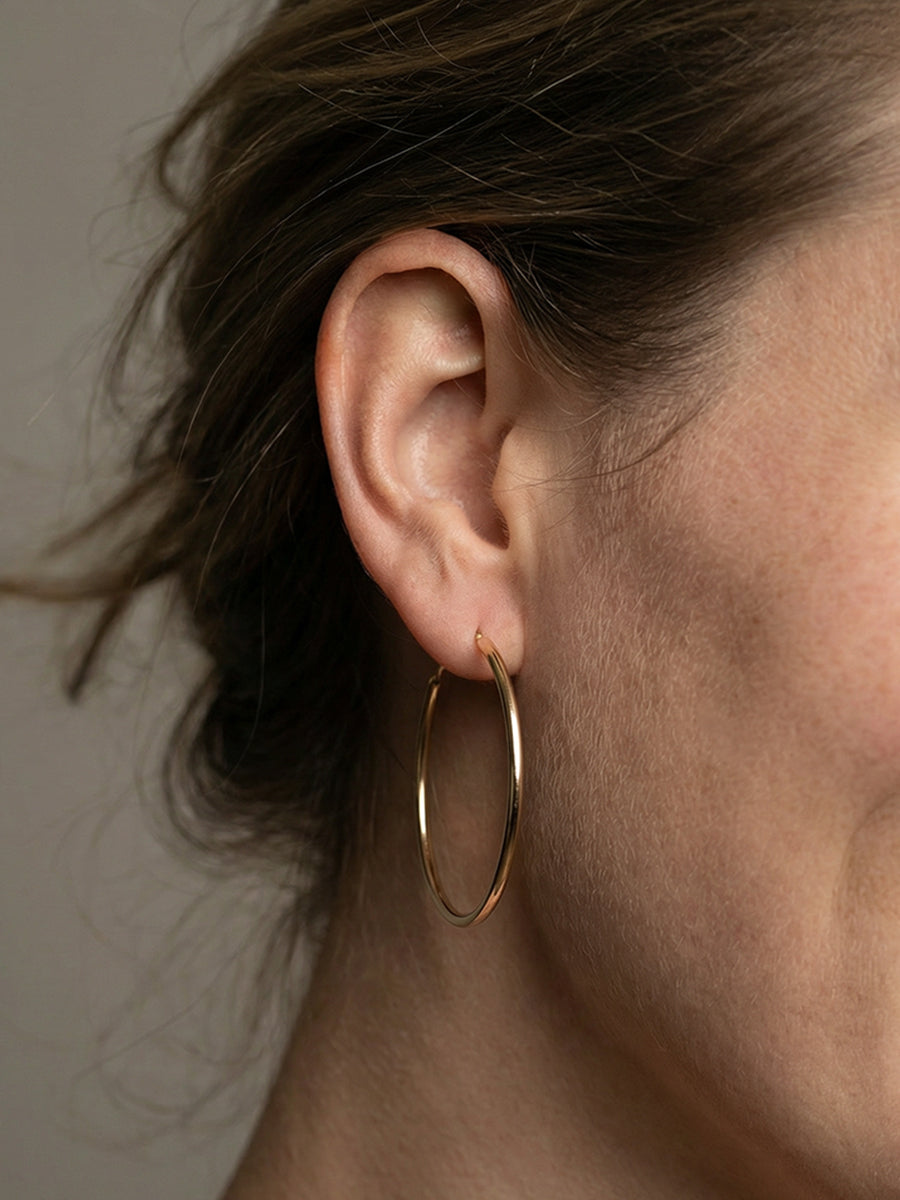 Victoria Gold Hoops